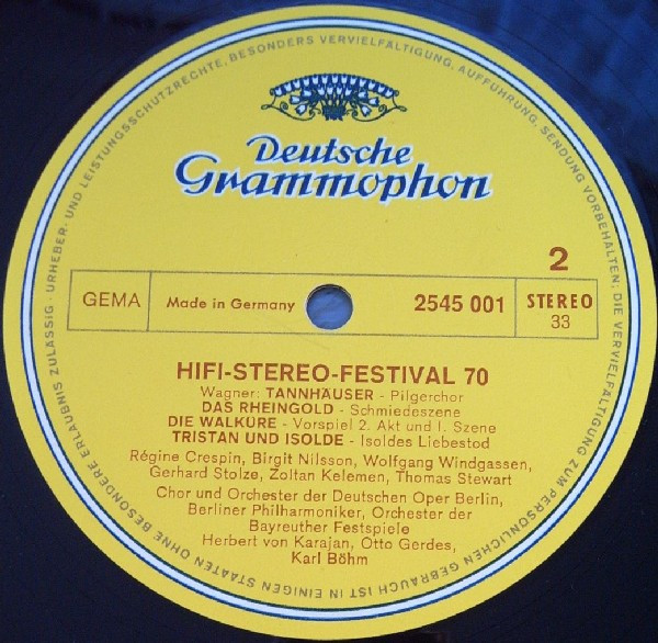 Cover zu Various - Hifi-Stereo-Festival 70 | 1970 | Vinyl | Classical | Germany