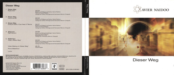 Cover zu Xavier Naidoo - Dieser Weg | 2005 | Vinyl | Hip Hop, Pop | Germany