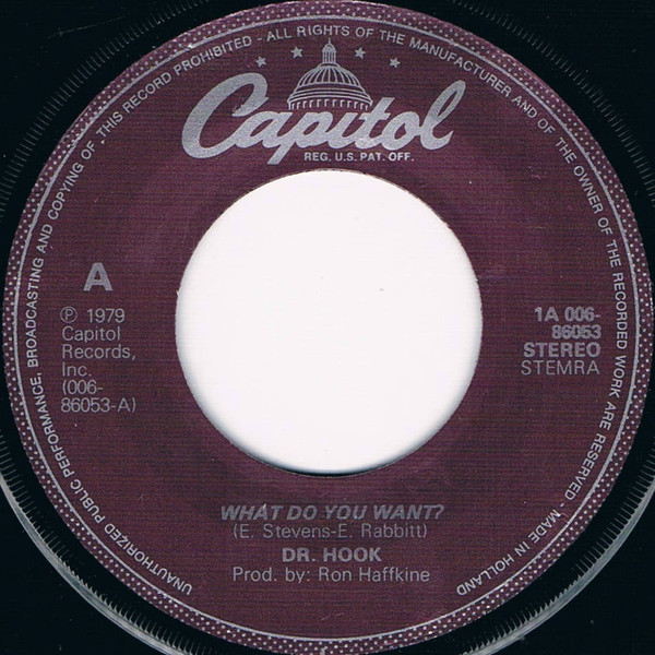 Cover zu Dr. Hook - What Do You Want? | 1979 | Vinyl | Rock, Funk / Soul | Netherlands