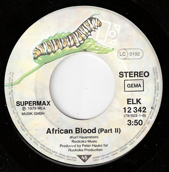 Cover zu Supermax - African Blood (Part I&II) | 1979 | 7