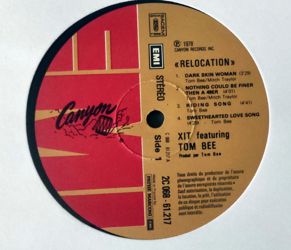 Cover zu Xit (4) - Relocation | 1978 | Vinyl | Rock | France Schallplatten Ankauf