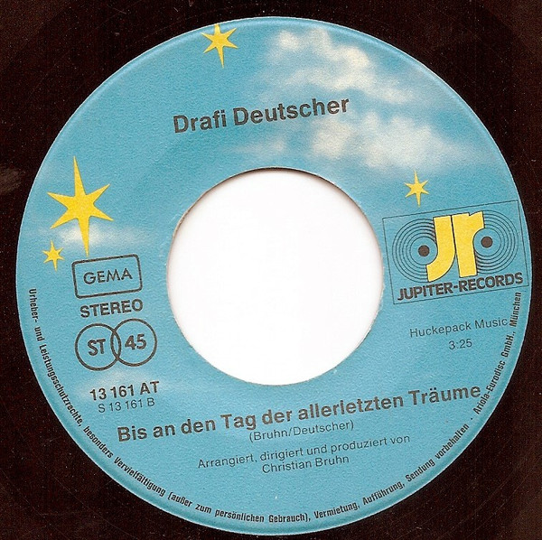 Cover zu Drafi Deutscher - Selbst Die Steine Werden Weinen | 1974 | Vinyl | Pop | Germany Schallplatten Ankauf