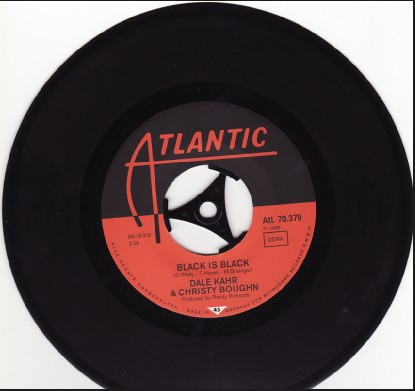 Cover zu Dale Kahr & Christy Boughn - Black Is Black / Moon Child | 1969 | Vinyl | Funk / Soul, Rock | Germany Schallplatten Ankauf