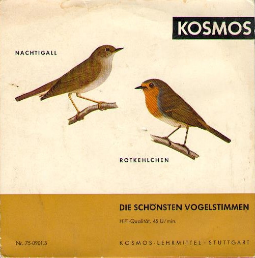 Cover zu Claus Fentzloff, Gerhard Thielcke - Die Schönsten Vogelstimmen: Nachtigall, Rotkehlchen | Vinyl | Non-Music | Germany Schallplatten Ankauf