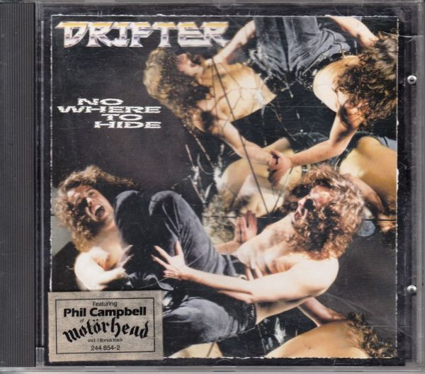 Cover zu Drifter (9) - Nowhere To Hide | 1989 | CD, Album | Rock | Germany & Switzerland