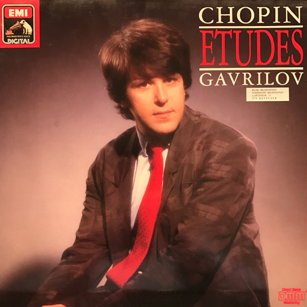 Cover zu Andrei Gavrilov, Frédéric Chopin - Etudes | 1988 | Vinyl | Classical | Germany Schallplatten Ankauf