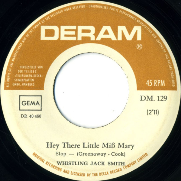 Cover zu Whistling Jack Smith - Hey There, Little Miss Mary | 1967 | Vinyl | Pop | Germany