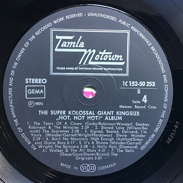 Cover zu Various - Tamla Motown Is Hot, Hot, Hot! (The Super Kolossal Giant Kingsize