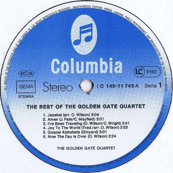 Cover zu The Golden Gate Quartet - The Best Of The Golden Gate Quartet | Vinyl | Jazz, Folk, World, & Country | Germany