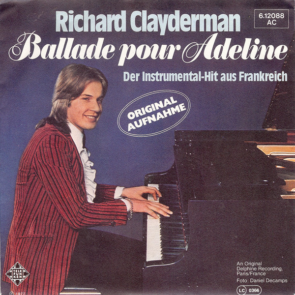 Cover zu Richard Clayderman - Ballade Pour Adeline | 1977 | 7