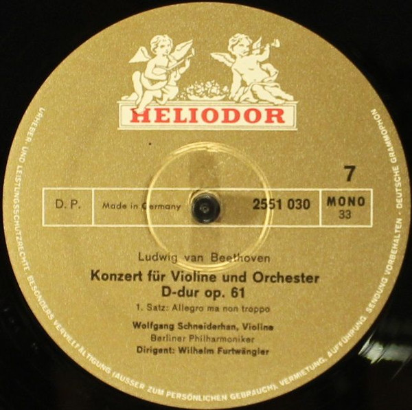 Cover zu Wilhelm Furtwängler, Berliner Philharmoniker - Wilhelm Furtwängler • Berliner Philharmoniker | Vinyl | Non-Music, Classical | Germany