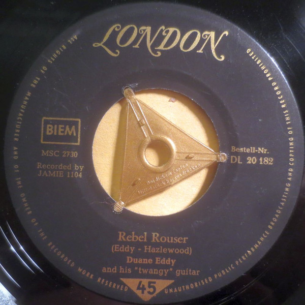 Cover zu Duane Eddy - Rebel Rouser / Stalkin' | 1958 | Vinyl | Rock, Blues | Germany Schallplatten Ankauf