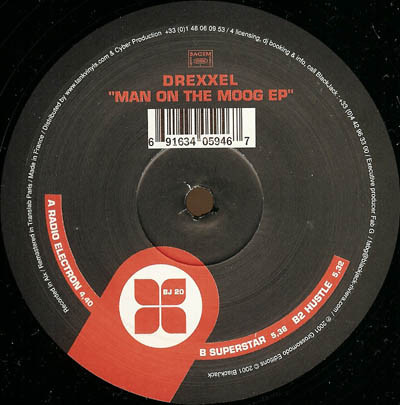 Cover zu Drexxel - Man On The Moog EP | 2002 | Vinyl | Electronic | France