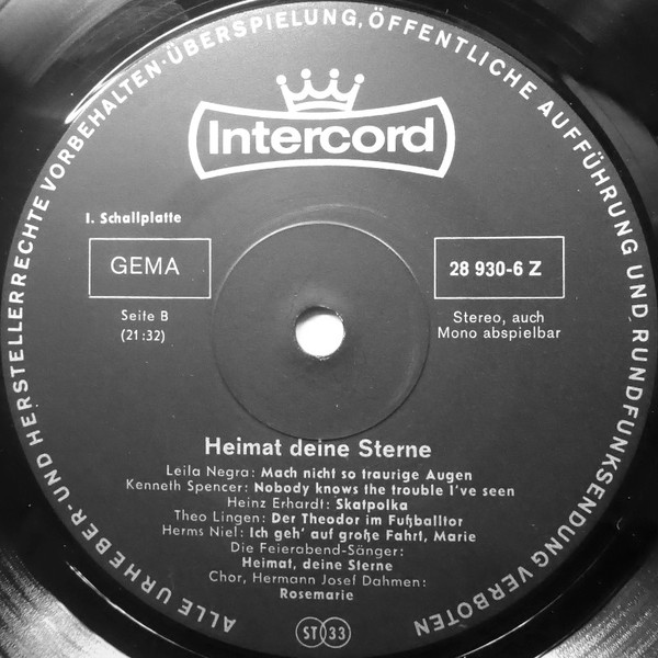 Cover zu Various - Heimat Deine Sterne | Vinyl | Pop, Folk, World, & Country | Germany