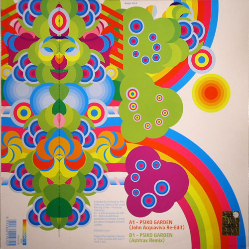 Cover zu Alex Dolby - Psiko Garden (Remixes) | 2004 | Vinyl | Electronic | Italy Schallplatten Ankauf