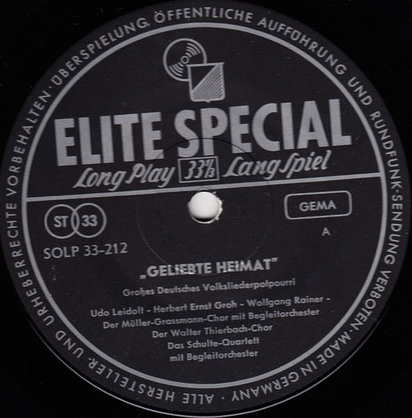 Cover zu Various - Geliebte Heimat | Vinyl | Folk, World, & Country | Germany