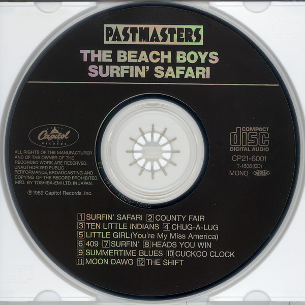 Cover zu The Beach Boys - Surfin' Safari | 1989 | Vinyl | Rock, Pop | Japan