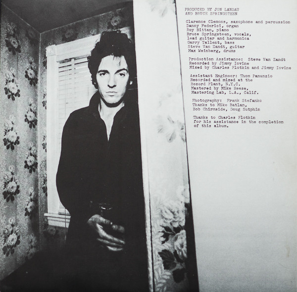 Cover zu Bruce Springsteen - Darkness On The Edge Of Town | 1978 | LP, Album | Rock | Europe