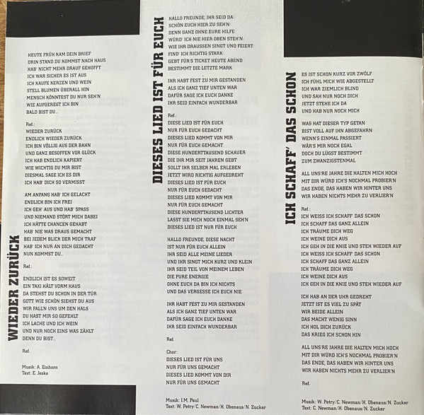 Cover zu Wolfgang Petry - Nie Genug | 1997 | Vinyl | Electronic, Rock, Pop | Europe
