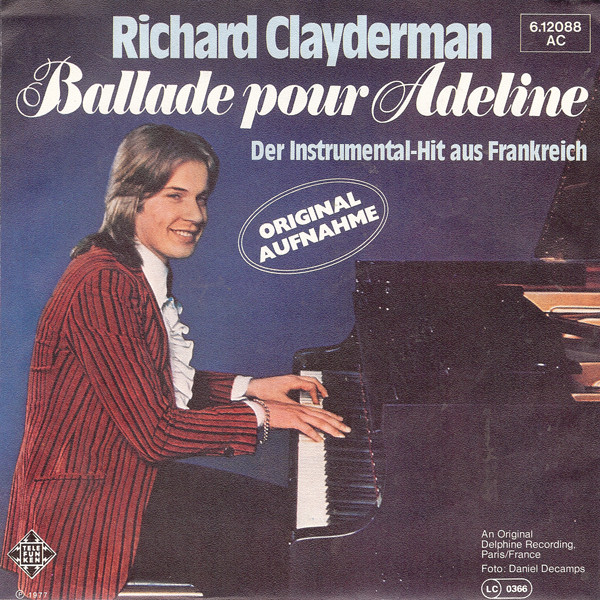 Cover zu Richard Clayderman - Ballade Pour Adeline | 1977 | 7
