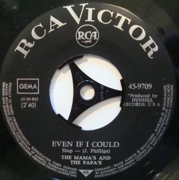 Cover zu The Mamas & The Papas - I Saw Her Again / Even If I Could | 1966 | Vinyl | Rock | Germany Schallplatten Ankauf