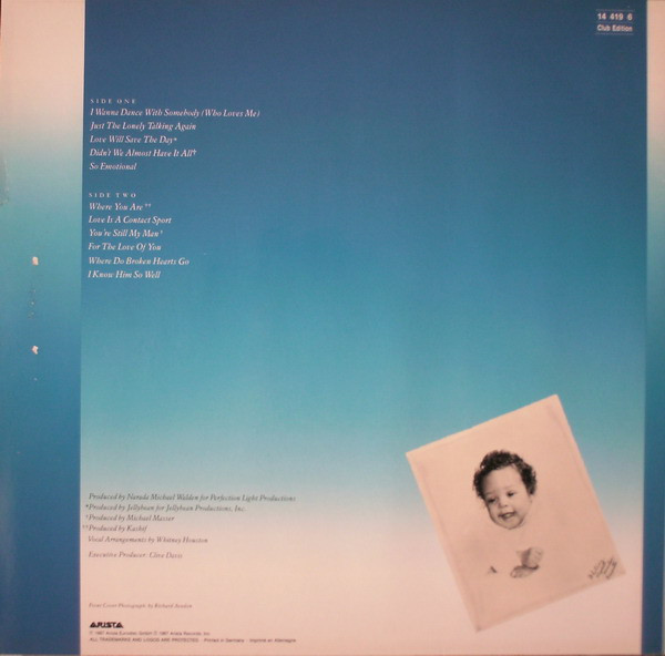 Cover zu Whitney Houston - Whitney | LP, Album, Club