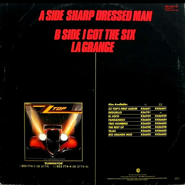 Cover zu ZZ Top - Sharp Dressed Man | 12