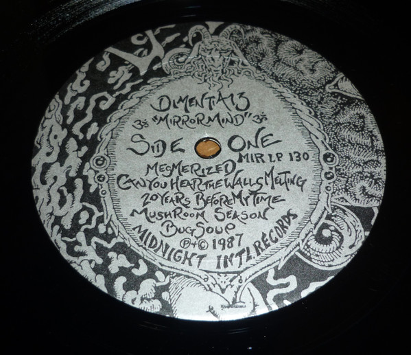 Cover zu Dimentia 13 - Mirror Mind | 1987 | Vinyl | Rock | US Schallplatten Ankauf