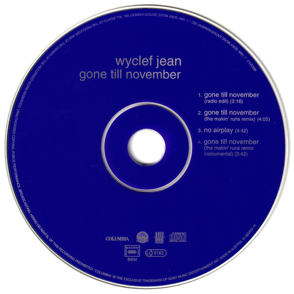 Cover zu Wyclef Jean - Gone Till November | 1998 | Vinyl | Hip Hop | Europe