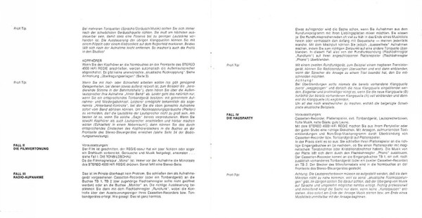 Cover zu Claus H. Reisser & Norbert Scheumann - Regiebuch - Mit Demonstrationsplatte Zum Mischpult Des Gerätes STEREO 4500 HiFi REGIÉ | 1973 | Vinyl | Non-Music | Germany