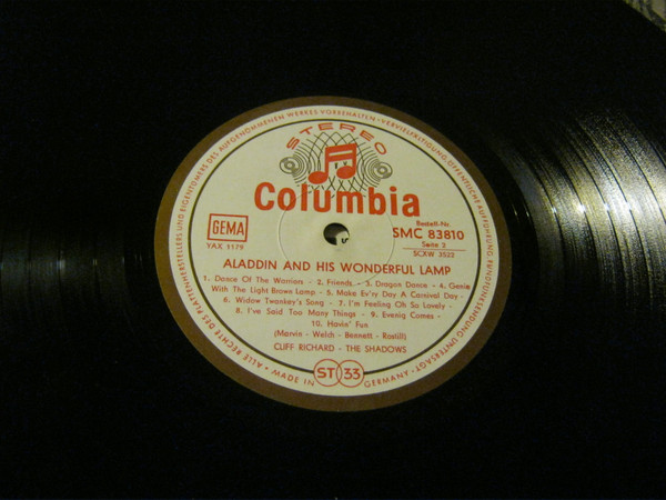 Cover zu Cliff Richard & The Shadows - Aladdin And His Wonderful Lamp | 1964 | Vinyl | Stage & Screen | Germany Schallplatten Ankauf