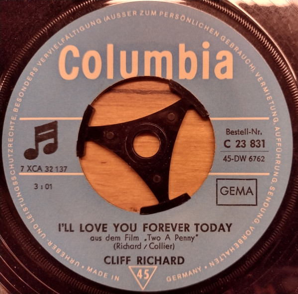 Cover zu Cliff Richard - I'll Love You Forever Today | Vinyl | Pop | Germany Schallplatten Ankauf