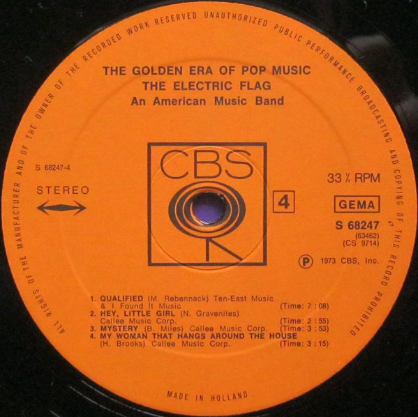 Cover zu The Electric Flag Featuring Buddy Miles - The Golden Era Of Pop Music | 1973 | Vinyl | Rock, Funk / Soul, Blues | Netherlands