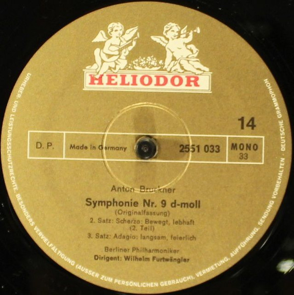Cover zu Wilhelm Furtwängler, Berliner Philharmoniker - Wilhelm Furtwängler • Berliner Philharmoniker | Vinyl | Non-Music, Classical | Germany