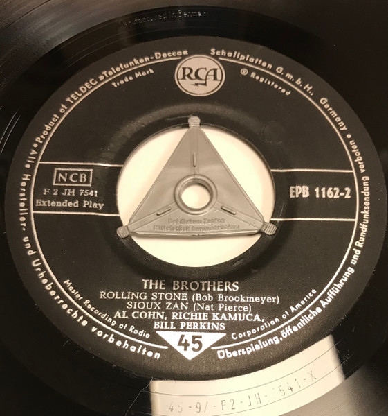 Cover zu Al Cohn, Bill Perkins, Richie Kamuca - The Brothers ! | 1956 | Vinyl | Jazz | Germany Schallplatten Ankauf