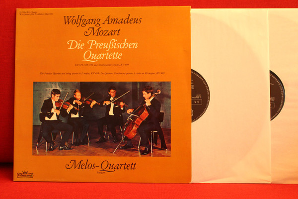 Cover zu Wolfgang Amadeus Mozart, Melos Quartett - Die preussischen Quartette | 1973 | Vinyl | Classical | Germany