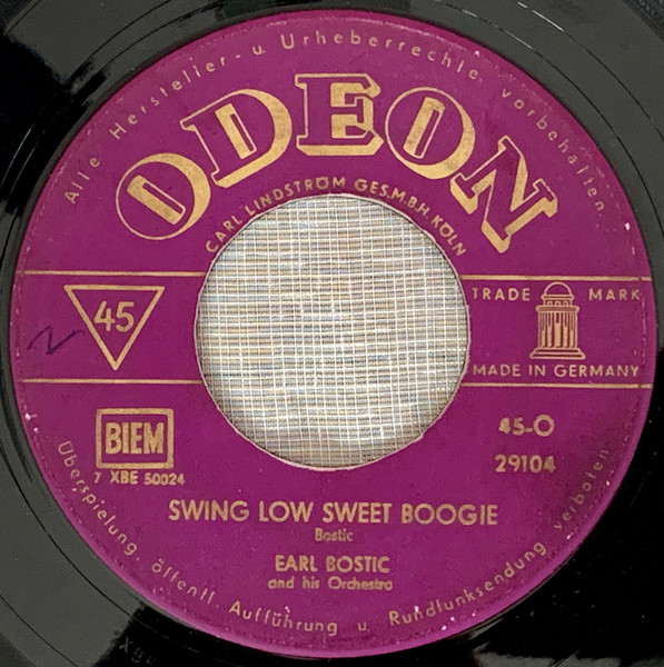 Cover zu Earl Bostic And His Orchestra - Flamingo / Swing Low Sweet Boogie | Vinyl | Jazz, Blues | Germany Schallplatten Ankauf