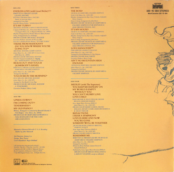 Cover zu Diana Ross - All The Great Hits | 1981 | Vinyl | Electronic, Funk / Soul | Germany Schallplatten Ankauf
