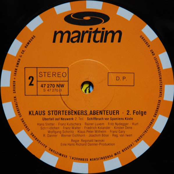 Cover zu Unknown Artist - Klaus Störtebekers Abenteuer Folge 2 | 1974 | Vinyl | Non-Music | Germany