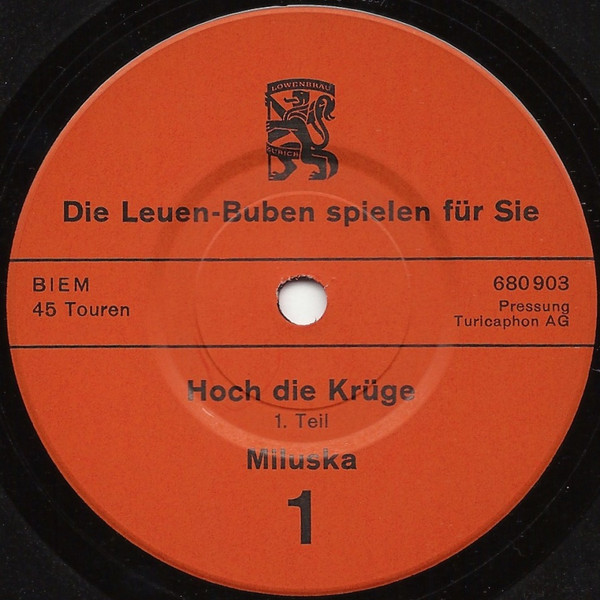 Cover zu D'Leuebuebe - Die Leuen-Buben Spielen Für Sie | Vinyl | Folk, World, & Country | Switzerland