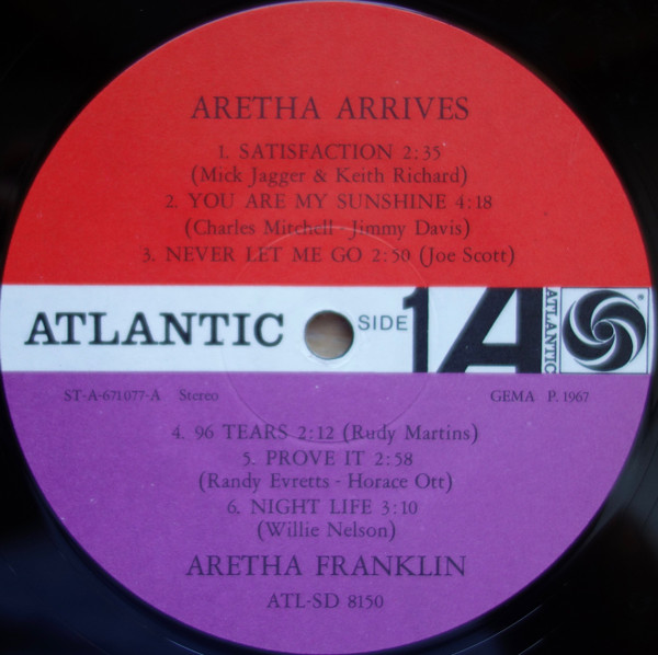 Cover zu Aretha Franklin - Aretha Arrives | 1967 | Vinyl | Funk / Soul | Germany Schallplatten Ankauf