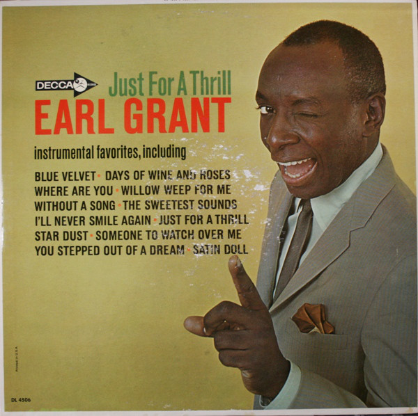 Cover zu Earl Grant - Just For A Thrill | 1964 | Vinyl | Jazz, Pop | US Schallplatten Ankauf