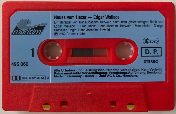 Cover zu Edgar Wallace / Hans-Joachim Herwald - Edgar Wallace 6 - Neues Vom Hexer | 1982 | Vinyl | Non-Music | Germany Schallplatten Ankauf
