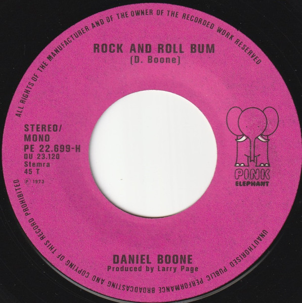 Cover zu Daniel Boone - Rock And Roll Bum | 1973 | Vinyl | Rock, Blues, Pop | Netherlands Schallplatten Ankauf