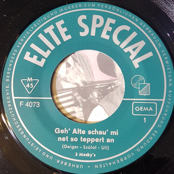 Cover zu 3 Mecky's - Hagenbrunner-Lied • Geh' Alte Schau' Mi Net So Teppert An | Vinyl | Pop, Folk, World, & Country | Germany Schallplatten Ankauf
