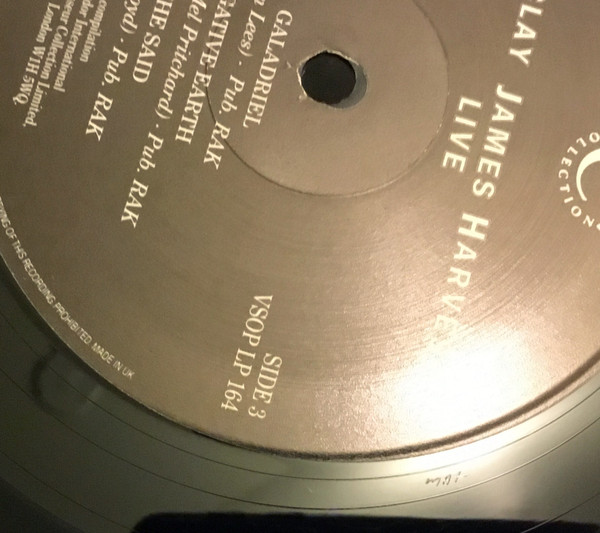 Cover zu Barclay James Harvest - Live | 1991 | Vinyl | Rock | UK Schallplatten Ankauf
