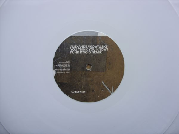 Cover zu Alexander Kowalski - You Think You Know? / Emtec (Remixes) | 2004 | Vinyl | Electronic | Germany Schallplatten Ankauf