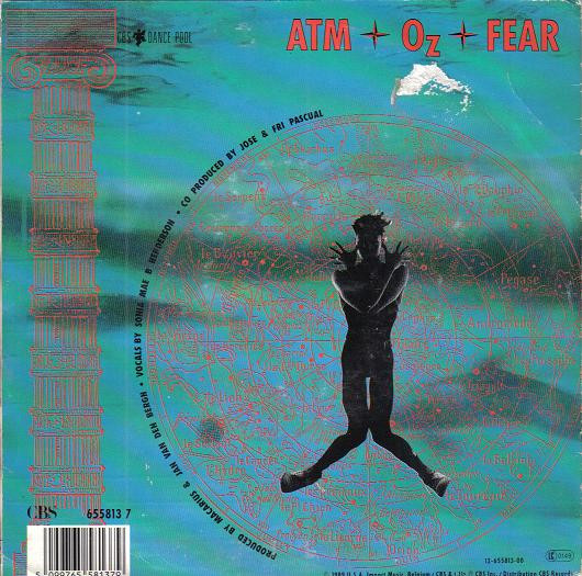 Cover zu Atmosphere Introducing Mae B - Atm-Oz-Fear | 1990 | Vinyl | Electronic | Germany Schallplatten Ankauf
