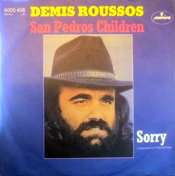 Cover zu Demis Roussos - San Pedros Children / Sorry | 1980 | Vinyl, Stereo, 45 RPM, 7