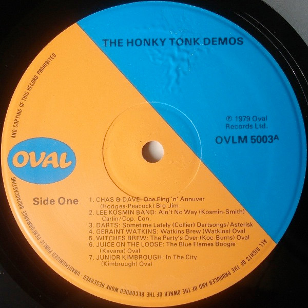 Cover zu Various - The Honky Tonk Demos | 1979 | Vinyl | Rock, Funk / Soul, Blues, Pop, Folk, World, & Country | UK Schallplatten Ankauf
